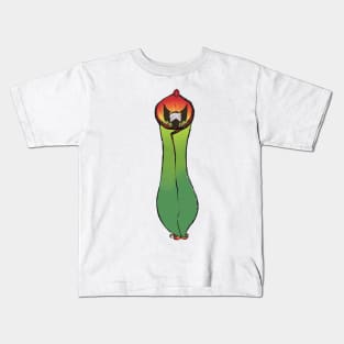 Pitcher Plant Vampire :: Flowers and Fungi Kids T-Shirt